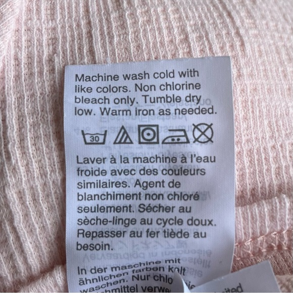 •J.Crew• Tie Front Top in Pale Pink - Size Small - Picture 8 of 9